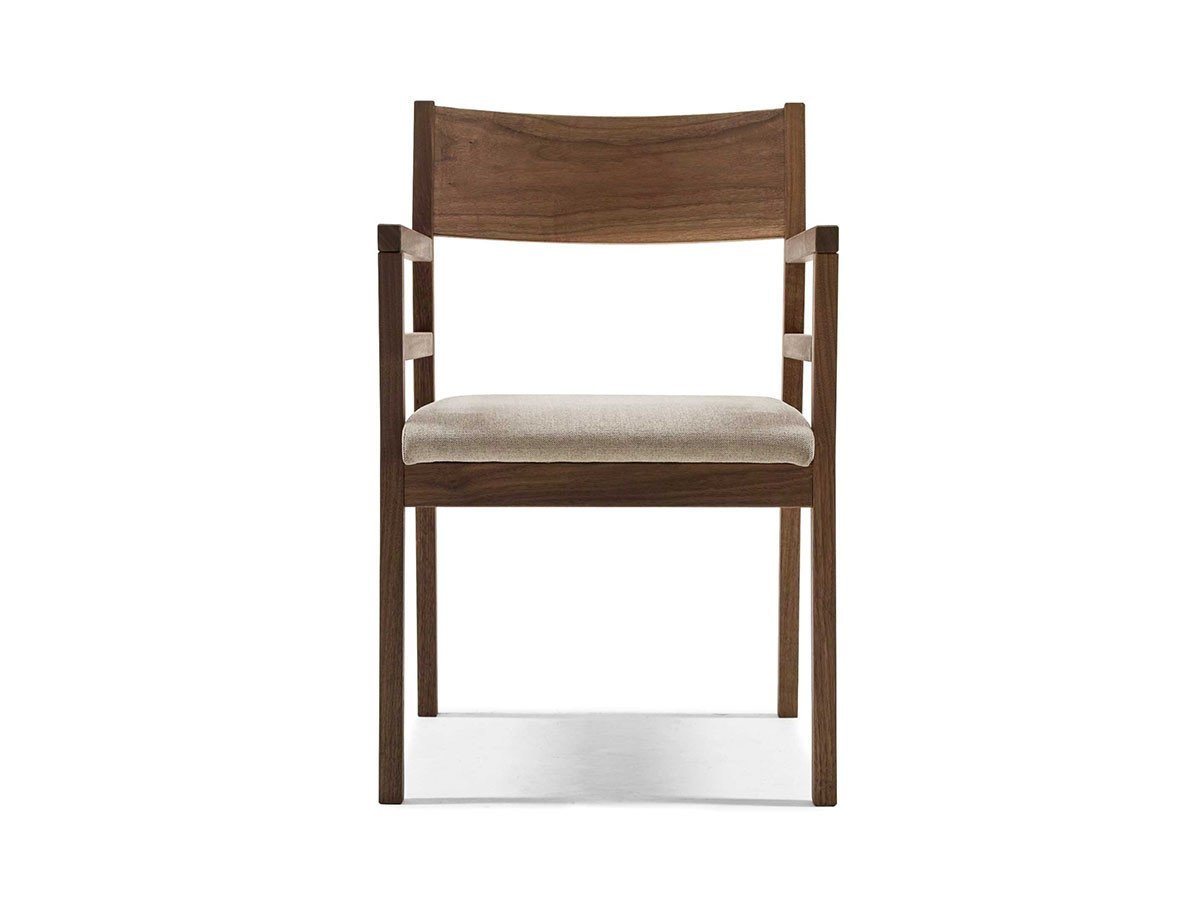 【マスターウォール/MASTERWAL / GOODS】のGRAY S ARM CHAIR / グレイズ アームチェア インテリア・キッズ・メンズ・レディースファッション・服の通販 founy(ファニー) 　送料無料　Free Shipping　ホーム・キャンプ・アウトドア・お取り寄せ　Home,Garden,Outdoor,Camping Gear　家具・インテリア　Furniture　チェア・椅子　Chair　ダイニングチェア　Dining Chair　ホーム・キャンプ・アウトドア・お取り寄せ　Home,Garden,Outdoor,Camping Gear　家具・インテリア　Furniture　チェア・椅子　Chair　アームチェア　Armchair　張地:サブリム 11ライトブラウン(ファブリック3)、フレーム:ウォールナット|ID: prp329100000008901 ipo3291000000030175073