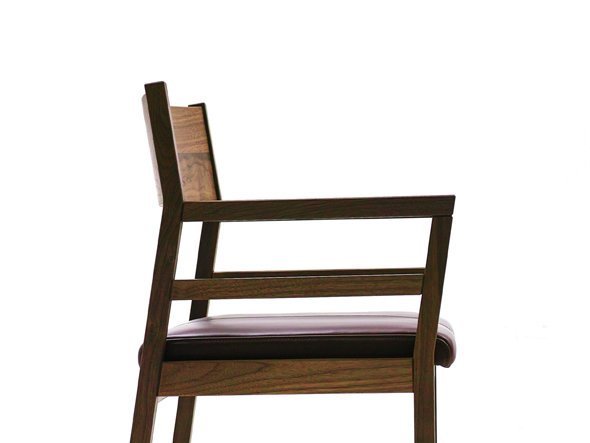 【マスターウォール/MASTERWAL / GOODS】のGRAY S ARM CHAIR / グレイズ アームチェア インテリア・キッズ・メンズ・レディースファッション・服の通販 founy(ファニー) 　送料無料　Free Shipping　ホーム・キャンプ・アウトドア・お取り寄せ　Home,Garden,Outdoor,Camping Gear　家具・インテリア　Furniture　チェア・椅子　Chair　ダイニングチェア　Dining Chair　ホーム・キャンプ・アウトドア・お取り寄せ　Home,Garden,Outdoor,Camping Gear　家具・インテリア　Furniture　チェア・椅子　Chair　アームチェア　Armchair　張地:ガルボ ブラウンルージュ(レザー8)、フレーム:ウォールナット|ID: prp329100000008901 ipo3291000000030175091