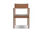 【マスターウォール/MASTERWAL / GOODS】のGRAY S ARM CHAIR / グレイズ アームチェア 張地:サブリム 11ライトブラウン(ファブリック3)、フレーム:ブラックチェリー|ID: prp329100000008901 ipo3291000000034058987