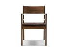 【マスターウォール/MASTERWAL / GOODS】のGRAY S ARM CHAIR / グレイズ アームチェア 張地:ガルボ ブラウンルージュ(レザー8)、フレーム:ウォールナット|ID: prp329100000008901 ipo3291000000034058989