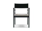 【マスターウォール/MASTERWAL / GOODS】のGRAY S ARM CHAIR / グレイズ アームチェア 張地:サブリム 05ベージュ(ファブリック3)、フレーム:オーク(ブラックウレタン塗装)<&g|ID: prp329100000008901 ipo3291000000034059010
