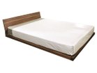 【リアルスタイル/REAL STYLE / GOODS】のRUHE bed frame / ルーエ ベッドフレーム ウッド:ウォールナット、仕上:オイル仕上、サイズ:ワイドダブル|ID: prp329100000008959 ipo3291000000037064881