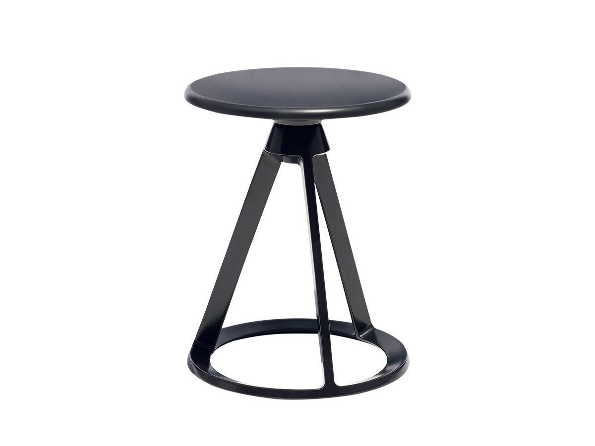 【ノル/Knoll / GOODS】のEdward Barber & Jay Osgerby Collection Piton Stool / エドワード・バーバー & ジェイ・オズガビー コレクション ピトンスツール インテリア・キッズ・メンズ・レディースファッション・服の通販 founy(ファニー) 　コレクション　Collection　フレーム　Flame　ホーム・キャンプ・アウトドア・お取り寄せ　Home,Garden,Outdoor,Camping Gear　家具・インテリア　Furniture　チェア・椅子　Chair　スツール　Stool　座面ブラック|ID: prp329100000009012 ipo3291000000007929962