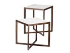 【ノル/Knoll / GOODS】のMarc Krusin Collection Low Table / マーク クルージン コレクション ローテーブル 参考イメージ 手前:サイドテーブル ロー、奥:サイドテーブル ハイ|ID: prp329100000009013 ipo3291000000030245343