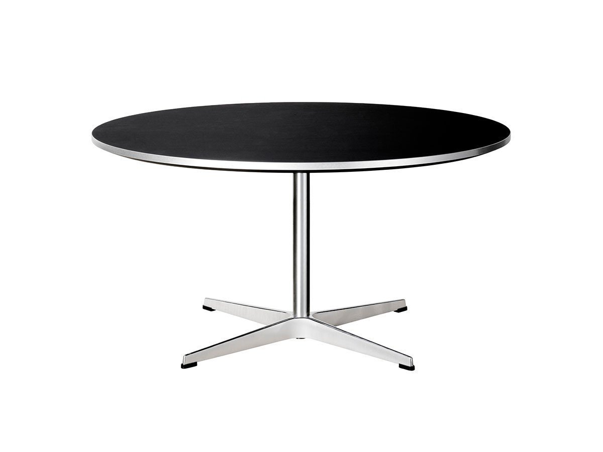 【フリッツ ハンセン/FRITZ HANSEN / GOODS】のCOFFEE TABLE SERIES CIRCULAR / コーヒーテーブルシリーズ 円形コーヒーテーブル A222 / A223 インテリア・キッズ・メンズ・レディースファッション・服の通販 founy(ファニー) 　ウッド　Wooden Design　サテン　Satin, Glossy Fabric　シェイプ　Shape, Slim Fit　テーブル　Table, Dining Table　フレーム　Frame, Outline　ホーム・キャンプ・アウトドア・お取り寄せ　Home Living / Home & Lifestyle / Camping Gear / Outdoor Camping　家具・インテリア　Home Furniture & Interior. Stylish & Functional Living Spaces　テーブル　Dining, Coffee & Side Tables　ローテーブル・センターテーブル　Coffee & Center Tables　天板:ラミネート / ブラック、脚部:サテン仕上、サイズ:A223|ID: prp329100000009053 ipo3291000000036860009