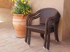 【フライミーヴィラ/FLYMEe Villa / GOODS】のGarden Arm Chair / ガーデンアームチェア f18598 積み重ねて収納できます。|ID:prp329100000009144
