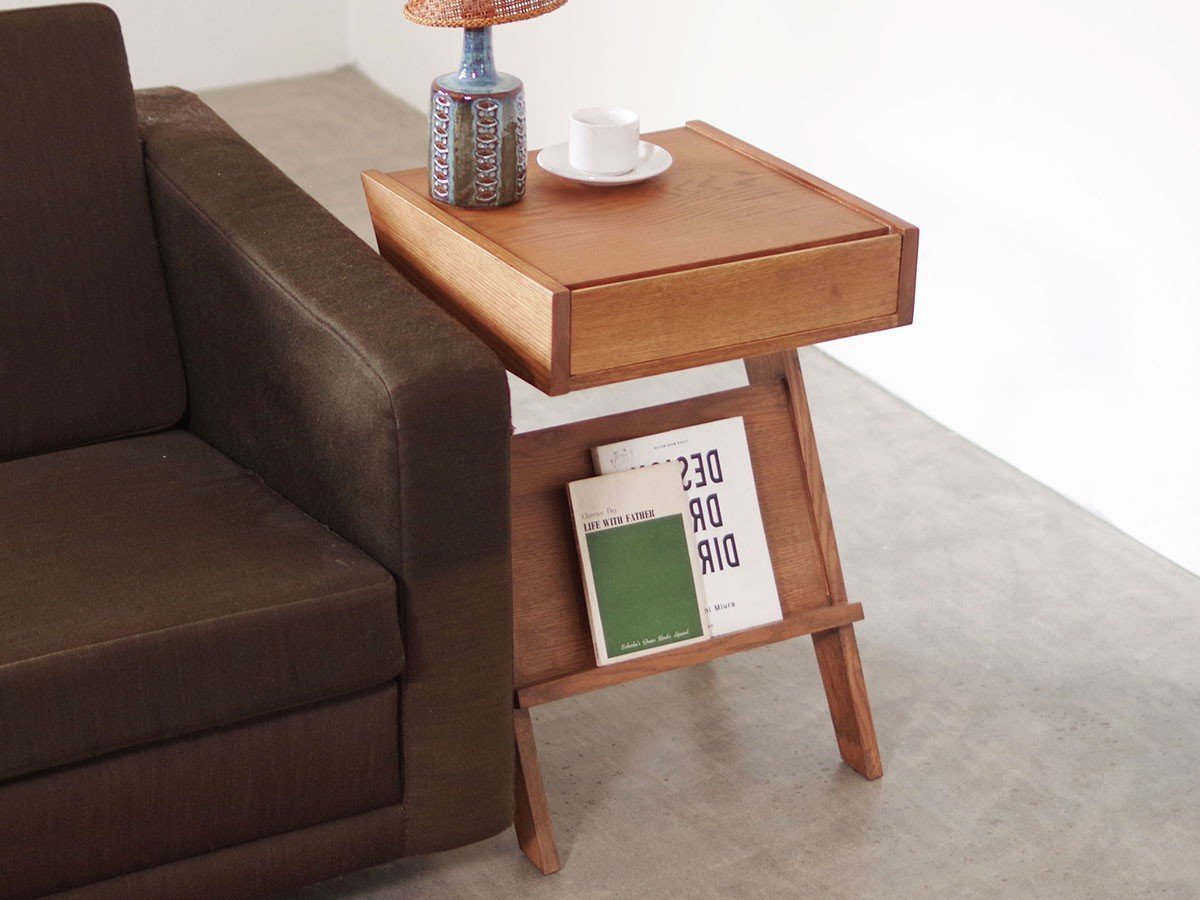 【ライフファニチャー/LIFE FURNITURE / GOODS】のBI OAK DRAWER TABLE / BI オーク ドロワーテーブル 人気、トレンドファッション・服の通販 founy(ファニー) 　送料無料　Free Shipping　コンパクト　Compact　テーブル　Table　ホーム・キャンプ・アウトドア・お取り寄せ　Home,Garden,Outdoor,Camping Gear　家具・インテリア　Furniture　テーブル　Table　サイドテーブル・小テーブル　Side Table/Small Table　other-3|ID: prp329100000009150 ipo3291000000031500541