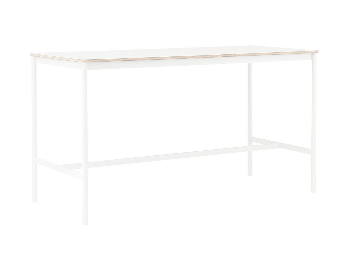 【ムート/MUUTO / GOODS】のBASE HIGH TABLE / ベース ハイテーブル(190 × 85 × H:105) インテリア・キッズ・メンズ・レディースファッション・服の通販 founy(ファニー) 　アクリル　Acrylic　シンプル　Simple　テーブル　Table　フレーム　Flame　ホーム・キャンプ・アウトドア・お取り寄せ　Home,Garden,Outdoor,Camping Gear　家具・インテリア　Furniture　テーブル　Table　コンソール・カウンターテーブル　Console/Counter Table　ホワイトラミネート / プライウッド / ホワイト|ID: prp329100000009155 ipo3291000000030182837