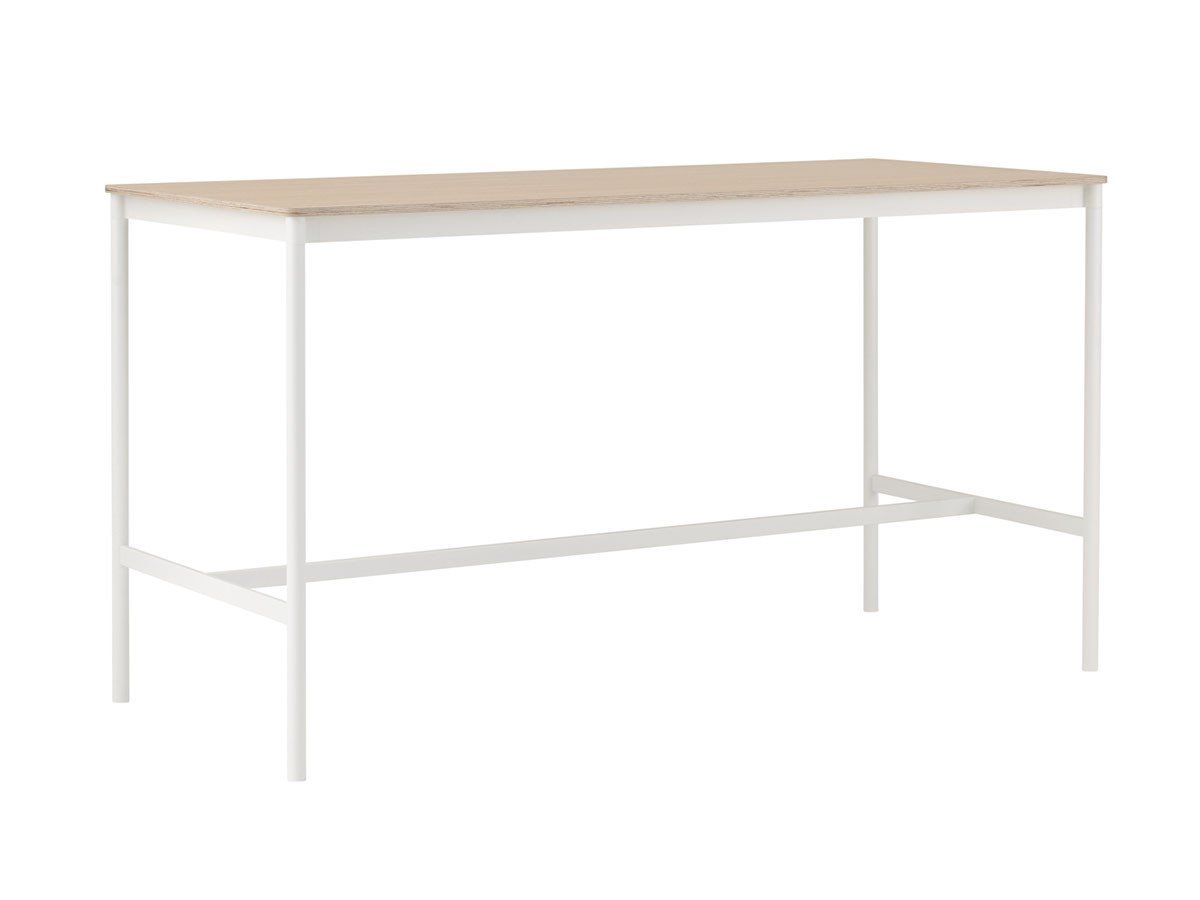 【ムート/MUUTO / GOODS】のBASE HIGH TABLE / ベース ハイテーブル(190 × 85 × H:105) インテリア・キッズ・メンズ・レディースファッション・服の通販 founy(ファニー) 　アクリル　Acrylic　シンプル　Simple　テーブル　Table　フレーム　Flame　ホーム・キャンプ・アウトドア・お取り寄せ　Home,Garden,Outdoor,Camping Gear　家具・インテリア　Furniture　テーブル　Table　コンソール・カウンターテーブル　Console/Counter Table　オークベニヤ / プライウッド / ホワイト|ID: prp329100000009155 ipo3291000000030182844