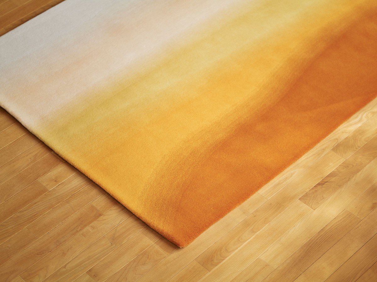 【山形緞通/Yamagata Dantsu / GOODS】のCONTEMPORARY LINE - KEI SERIES - iwaizuki / 現代ライン - 景シリーズ - いわいづき 255 × 255cm 人気、トレンドファッション・服の通販 founy(ファニー) 　グラデーション　Gradient, Ombre　秋　Autumn　ホーム・キャンプ・アウトドア・お取り寄せ　Home Living / Home & Lifestyle / Camping Gear / Outdoor Camping　家具・インテリア　Home Furniture & Interior. Stylish & Functional Living Spaces　その他 インテリア雑貨、家具　Home Decor & Furniture Extras　other-2|ID: prp329100000009159 ipo3291000000031502224
