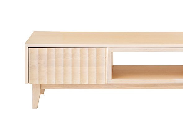 【フライミー ヴェール/FLYMEe vert / GOODS】のTV Board / テレビボード n97017 インテリア・キッズ・メンズ・レディースファッション・服の通販 founy(ファニー) 　おすすめ　Recommended / Our Picks　シンプル　Simple, Minimal　センター　Center, Center Line　テーブル　Table, Dining Table　デスク　Desk, Work Desk　ホーム・キャンプ・アウトドア・お取り寄せ　Home Living / Home & Lifestyle / Camping Gear / Outdoor Camping　家具・インテリア　Home Furniture & Interior. Stylish & Functional Living Spaces　テレビボード・テレビ台　TV Cabinets & Consoles　テレビ台・TVボード　Tv Board　美しい波型模様の引き出し。|ID: prp329100000009170 ipo3291000000036605422