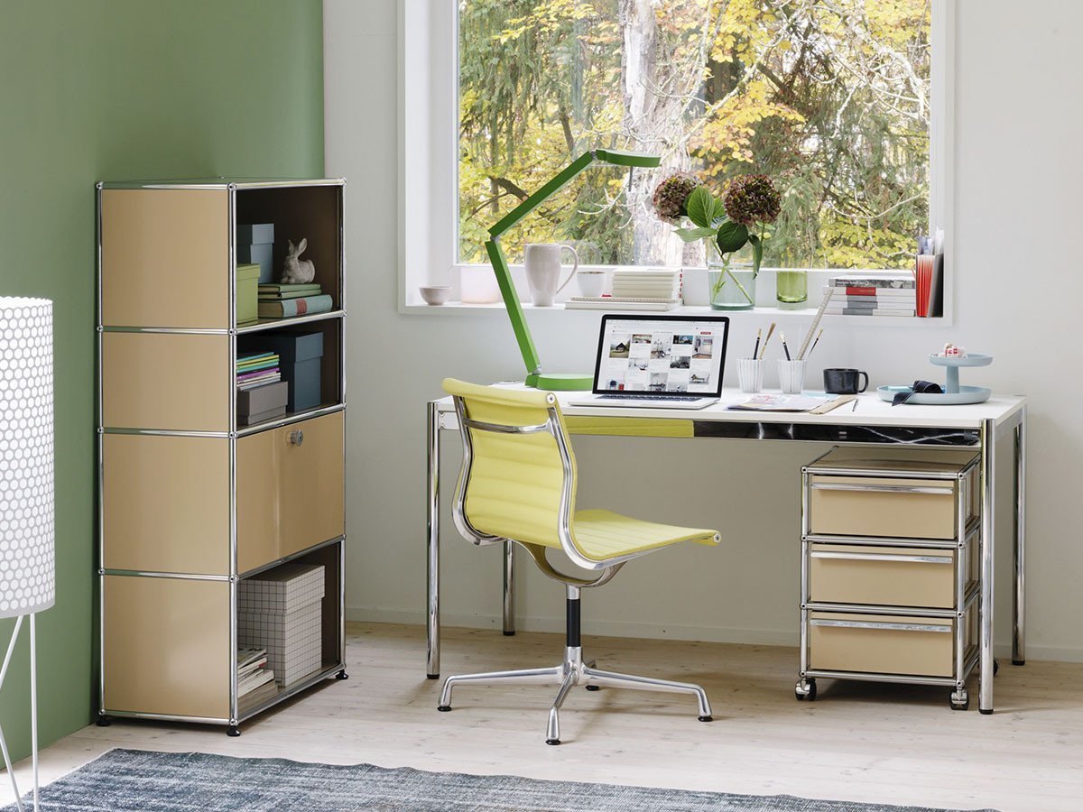 【ユーエスエム/USM / GOODS】のUSM Haller Cabinet / USMハラー キャビネット W / D / H:773 / 373 / 1090mm ドロップダウンドア × 2、エクステンションドア × 1 インテリア・キッズ・メンズ・レディースファッション・服の通販 founy(ファニー) 　コレクション　Collection, Seasonal Line　シンプル　Simple, Minimal　ダウン　Down, Puffer　デスク　Desk, Work Desk　ドロップ　Drop Shoulder, Dropped Style　ニューヨーク　New York, NYC Style　ボックス　Boxy, Box Shape　ホーム・キャンプ・アウトドア・お取り寄せ　Home Living / Home & Lifestyle / Camping Gear / Outdoor Camping　家具・インテリア　Home Furniture & Interior. Stylish & Functional Living Spaces　収納家具・キャビネット　Storage Furniture　収納キャビネット・扉付き棚　Cabinet / Storage Cabinet　参考イメージ|ID: prp329100000009209 ipo3291000000036813423