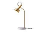 【フライミーパーラー/FLYMEe Parlor / GOODS】のDesk Lamp / デスクランプ #100230 人気、トレンドファッション・服の通販 founy(ファニー) 送料無料 Free Shipping スリム Slim デスク Desk フォルム Form ホーム・キャンプ・アウトドア・お取り寄せ Home,Garden,Outdoor,Camping Gear 家具・インテリア Furniture ライト・照明 Lighting & Light Fixtures デスクライト・テーブルライト Desk Light/Table Light thumbnail ブラス + ホワイト|ID: prp329100000009234 ipo3291000000030239417