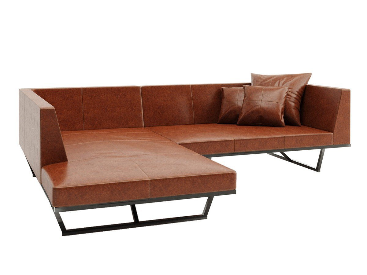 【杉山製作所/Sugiyama Seisakusho / GOODS】のKUROTETSU FLAT SOFA ONE ARM + COUCH / クロテツ フラットソファ ワンアーム + カウチ インテリア・キッズ・メンズ・レディースファッション・服の通販 founy(ファニー) 　クッション　Cushion　クール　Cool　シンプル　Simple　スクエア　Square　フラット　Flat　フレーム　Flame　ホーム・キャンプ・アウトドア・お取り寄せ　Home,Garden,Outdoor,Camping Gear　家具・インテリア　Furniture　ソファー　Sofa　カウチソファ　Couch Sofa　張地:タイプ:カウチ R|ID: prp329100000009270 ipo3291000000030215554