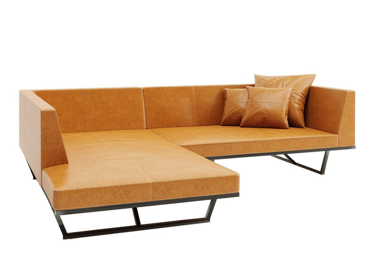 【杉山製作所/Sugiyama Seisakusho / GOODS】のKUROTETSU FLAT SOFA ONE ARM + COUCH / クロテツ フラットソファ ワンアーム + カウチ インテリア・キッズ・メンズ・レディースファッション・服の通販 founy(ファニー) 　クッション　Cushion, Throw Pillow　クール　Cool, Chic　シンプル　Simple, Minimal　スクエア　Square, Square Shape　フラット　Flat, Flat Shoes　フレーム　Frame, Outline　ホーム・キャンプ・アウトドア・お取り寄せ　Home Living / Home & Lifestyle / Camping Gear / Outdoor Camping　家具・インテリア　Home Furniture & Interior. Stylish & Functional Living Spaces　ソファー　Couches & Sofas　カウチソファ・シェーズロング　Chaise Lounge Sofas　張地:タイプ:カウチR|ID: prp329100000009270 ipo3291000000036856702