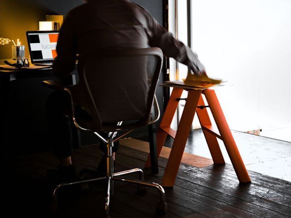 【ルカーノ/Lucano / GOODS】のStep stool 2-step / ステップスツール ツーステップ インテリア・キッズ・メンズ・レディースファッション・服の通販 founy(ファニー) 　送料無料　Free Shipping　ドット　Dot　フォルム　Form　ベスト　Vest　ホーム・キャンプ・アウトドア・お取り寄せ　Home,Garden,Outdoor,Camping Gear　家具・インテリア　Furniture　その他 インテリア雑貨、家具　Furniture, Interior, Others　オレンジ|ID: prp329100000009297 ipo3291000000028110764