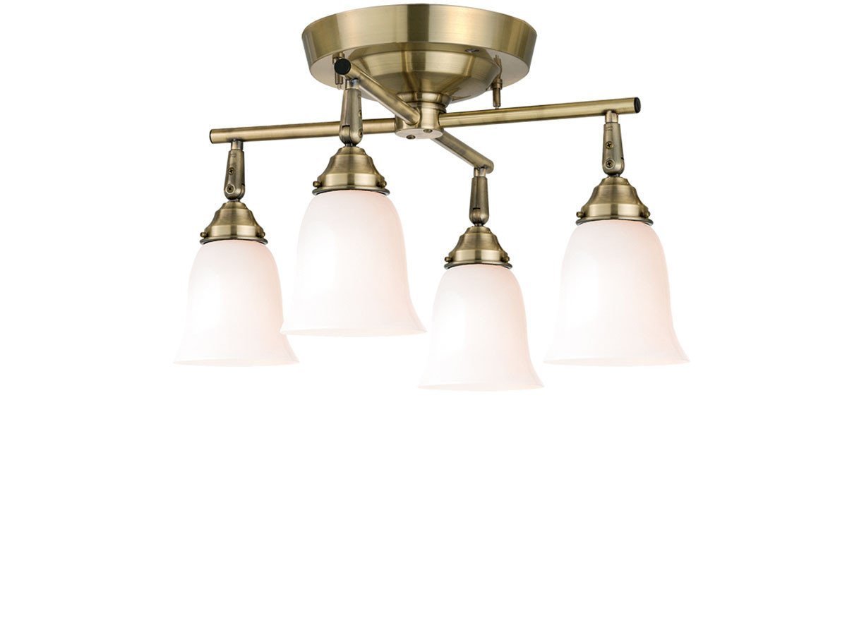 【フライミー ファクトリー/FLYMEe Factory / GOODS】のCUSTOM SERIES 4 Cross Ceiling Lamp × Trans Soil / カスタムシリーズ 4灯クロスシーリングランプ × トランス(ソイル) 人気、トレンドファッション・服の通販 founy(ファニー) 　送料無料　Free Shipping　ガラス　Glass　シンプル　Simple　フォルム　Form　ホーム・キャンプ・アウトドア・お取り寄せ　Home,Garden,Outdoor,Camping Gear　家具・インテリア　Furniture　ライト・照明　Lighting & Light Fixtures　シーリングライト　Ceiling Light　 other-1|ID: prp329100000009298 ipo3291000000030234193