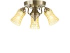 【フライミー ファクトリー/FLYMEe Factory / GOODS】のCUSTOM SERIES 3 Ceiling Lamp × Amaretto / カスタムシリーズ 3灯シーリングランプ × アマレット 器具本体:ゴールド、シェード:アンバー|ID:prp329100000009299