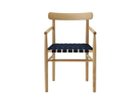 【ライトウッド/Lightwood / GOODS】のArm Chair / アームチェア ウェビングシート 座面:#0890 ネイビー|ID: prp329100000009304 ipo3291000000007928754
