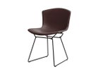 【ノル/Knoll / GOODS】のBertoia Collection Side Chair in Cowhide / ベルトイア コレクション サイドチェア(カウハイド) 張地:Dark own CB3、脚部ブラック|ID:prp329100000009309