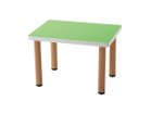 【フライミープティ/FLYMEe petit / GOODS】のKids Table / キッズテーブル スクエア #6621 サイズ:60 × 45cm、天板グリーン、エッジホワイト|ID:prp329100000009385