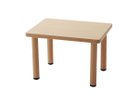 【フライミープティ/FLYMEe petit / GOODS】のKids Table / キッズテーブル スクエア #6621 サイズ:60 × 45cm、天板ナチュラル、エッジ木目|ID:prp329100000009385