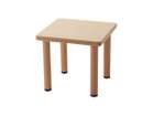 【フライミープティ/FLYMEe petit / GOODS】のKids Table / キッズテーブル スクエア #6621 サイズ:45 × 45cm、天板ナチュラル、エッジ木目|ID:prp329100000009385