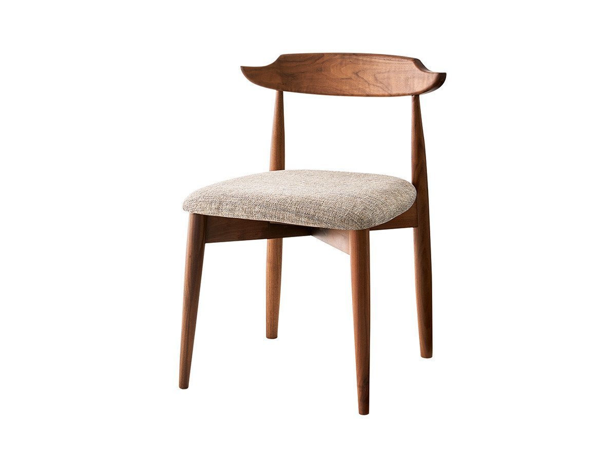 【フライミー ヴェール/FLYMEe vert / GOODS】のDining Chair / ダイニングチェア n97053(ウォールナット) 人気、トレンドファッション・服の通販 founy(ファニー) 　送料無料　Free Shipping　テーパード　Tapered　ファブリック　Fabric　フォルム　Form　ホーム・キャンプ・アウトドア・お取り寄せ　Home,Garden,Outdoor,Camping Gear　家具・インテリア　Furniture　チェア・椅子　Chair　ダイニングチェア　Dining Chair　 other-1|ID: prp329100000009442 ipo3291000000030228277