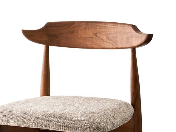 【フライミー ヴェール/FLYMEe vert / GOODS】のDining Chair / ダイニングチェア n97053(ウォールナット) 人気、トレンドファッション・服の通販 founy(ファニー) 　送料無料　Free Shipping　テーパード　Tapered　ファブリック　Fabric　フォルム　Form　ホーム・キャンプ・アウトドア・お取り寄せ　Home,Garden,Outdoor,Camping Gear　家具・インテリア　Furniture　チェア・椅子　Chair　ダイニングチェア　Dining Chair　other-3|ID: prp329100000009442 ipo3291000000031548246