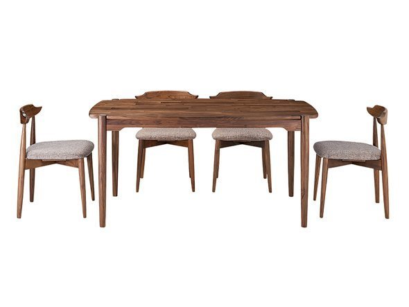 【フライミー ヴェール/FLYMEe vert / GOODS】のDining Chair / ダイニングチェア n97053(ウォールナット) 人気、トレンドファッション・服の通販 founy(ファニー) 　送料無料　Free Shipping　テーパード　Tapered　ファブリック　Fabric　フォルム　Form　ホーム・キャンプ・アウトドア・お取り寄せ　Home,Garden,Outdoor,Camping Gear　家具・インテリア　Furniture　チェア・椅子　Chair　ダイニングチェア　Dining Chair　other-4|ID: prp329100000009442 ipo3291000000031548248