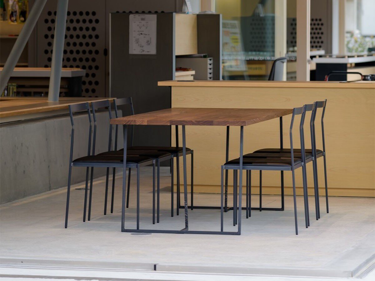 【杉山製作所/Sugiyama Seisakusho / GOODS】のKUROTETSU SUMI DINING TABLE / クロテツ スミ ダイニングテーブル 人気、トレンドファッション・服の通販 founy(ファニー) 　クール　Cool　スクエア　Square　テーブル　Table　フレーム　Flame　ホーム・キャンプ・アウトドア・お取り寄せ　Home,Garden,Outdoor,Camping Gear　家具・インテリア　Furniture　テーブル　Table　ダイニングテーブル　Dining Table　other-5|ID: prp329100000009448 ipo3291000000031529358