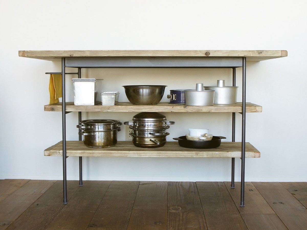 【杉山製作所/Sugiyama Seisakusho / GOODS】のFACT H WORK TABLE / ファクト H ワークテーブル インテリア・キッズ・メンズ・レディースファッション・服の通販 founy(ファニー) 　オイル　Oil　タオル　Towel　テーブル　Table　デスク　Desk　ワーク　Work　ホーム・キャンプ・アウトドア・お取り寄せ　Home,Garden,Outdoor,Camping Gear　家具・インテリア　Furniture　テーブル　Table　コンソール・カウンターテーブル　Console/Counter Table　棚板:2枚追加|ID: prp329100000009458 ipo3291000000030251748