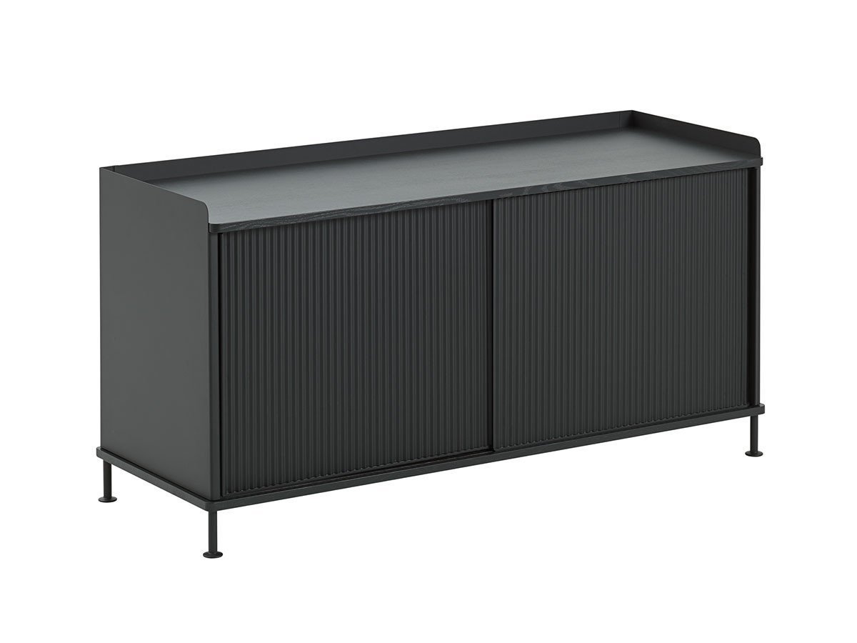 【ムート/MUUTO / GOODS】のENFOLD SIDEBOARD LOW / エンフォールドサイドボード ロー インテリア・キッズ・メンズ・レディースファッション・服の通販 founy(ファニー) 　ホーム・キャンプ・アウトドア・お取り寄せ　Home,Garden,Outdoor,Camping Gear　家具・インテリア　Home Furniture & Interior. Stylish & Functional Living Spaces　収納家具・キャビネット　Storage Furniture　サイドボード　Sideboard　ブラック / ブラック|ID: prp329100000009465 ipo3291000000030190006