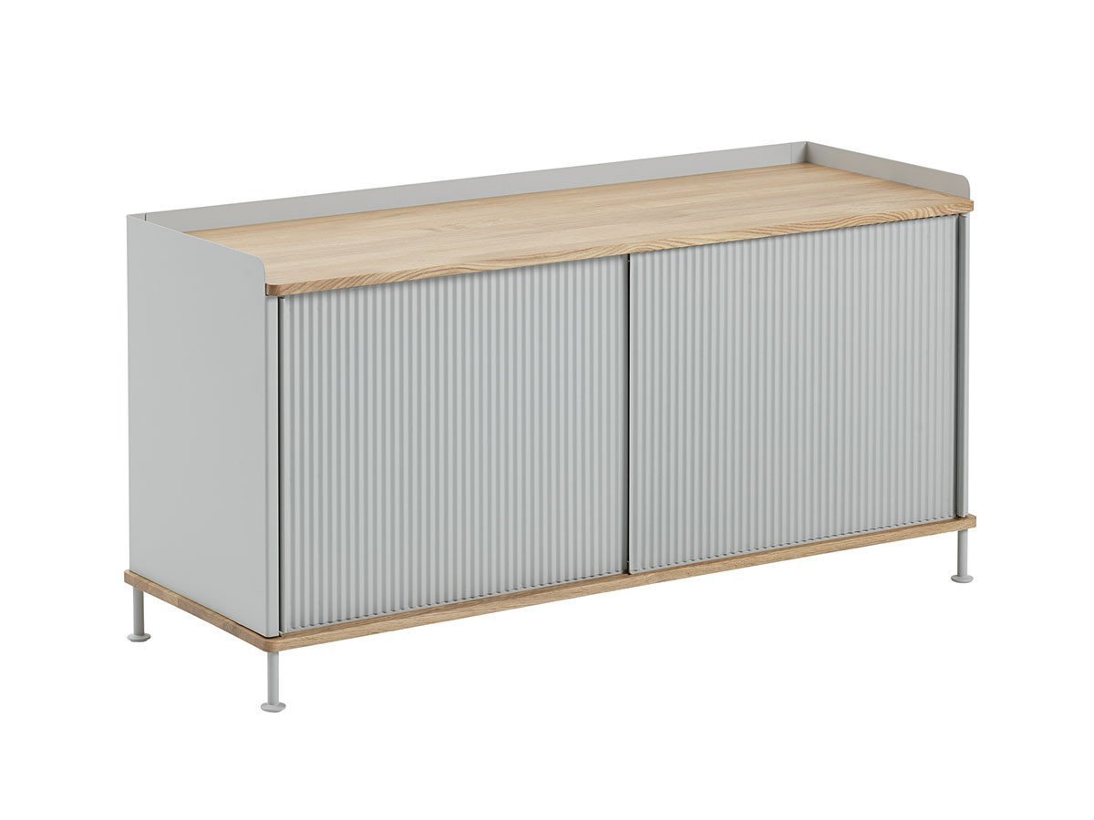 【ムート/MUUTO / GOODS】のENFOLD SIDEBOARD LOW / エンフォールドサイドボード ロー インテリア・キッズ・メンズ・レディースファッション・服の通販 founy(ファニー) 　ホーム・キャンプ・アウトドア・お取り寄せ　Home Living / Home & Lifestyle / Camping Gear / Outdoor Camping　家具・インテリア　Home Furniture & Interior. Stylish & Functional Living Spaces　収納家具・キャビネット　Storage Furniture　サイドボード・リビング収納　Cabinet / Storage Cabinet　オーク / グレー|ID: prp329100000009465 ipo3291000000036708282