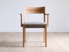 【ヒラシマ/HIRASHIMA / GOODS】のCARAMELLA Arm Chair / カラメッラ アームチェア フレーム:オーク、張地:|ID:prp329100000009485