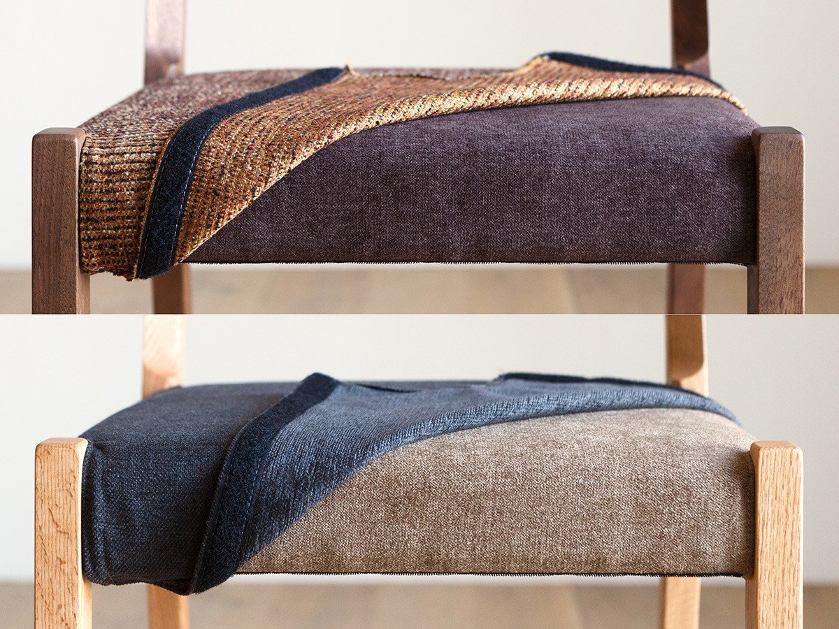 【ヒラシマ/HIRASHIMA / GOODS】のCARAMELLA Arm Chair / カラメッラ アームチェア インテリア・キッズ・メンズ・レディースファッション・服の通販 founy(ファニー) 　クッション　Cushion, Throw Pillow　軽量　Lightweight, Ultra Light　バランス　Balance, Style Balance　ファブリック　Fabric, Textile　フィット　Fit, Slim Fit　フレーム　Frame, Outline　ホーム・キャンプ・アウトドア・お取り寄せ　Home Living / Home & Lifestyle / Camping Gear / Outdoor Camping　家具・インテリア　Home Furniture & Interior. Stylish & Functional Living Spaces　チェア・椅子　Seating & Chairs　ダイニングチェア・木製チェア　Dining Chairs　ホーム・キャンプ・アウトドア・お取り寄せ　Home Living / Home & Lifestyle / Camping Gear / Outdoor Camping　家具・インテリア　Home Furniture & Interior. Stylish & Functional Living Spaces　チェア・椅子　Seating & Chairs　アームチェア・アクセントチェア　Armchairs & Accent Chairs　下地には起毛タイプの布を張っているため、カバーのクリーニング中にはカバーを掛けずにそのままお使いいた|ID: prp329100000009485 ipo3291000000033429985