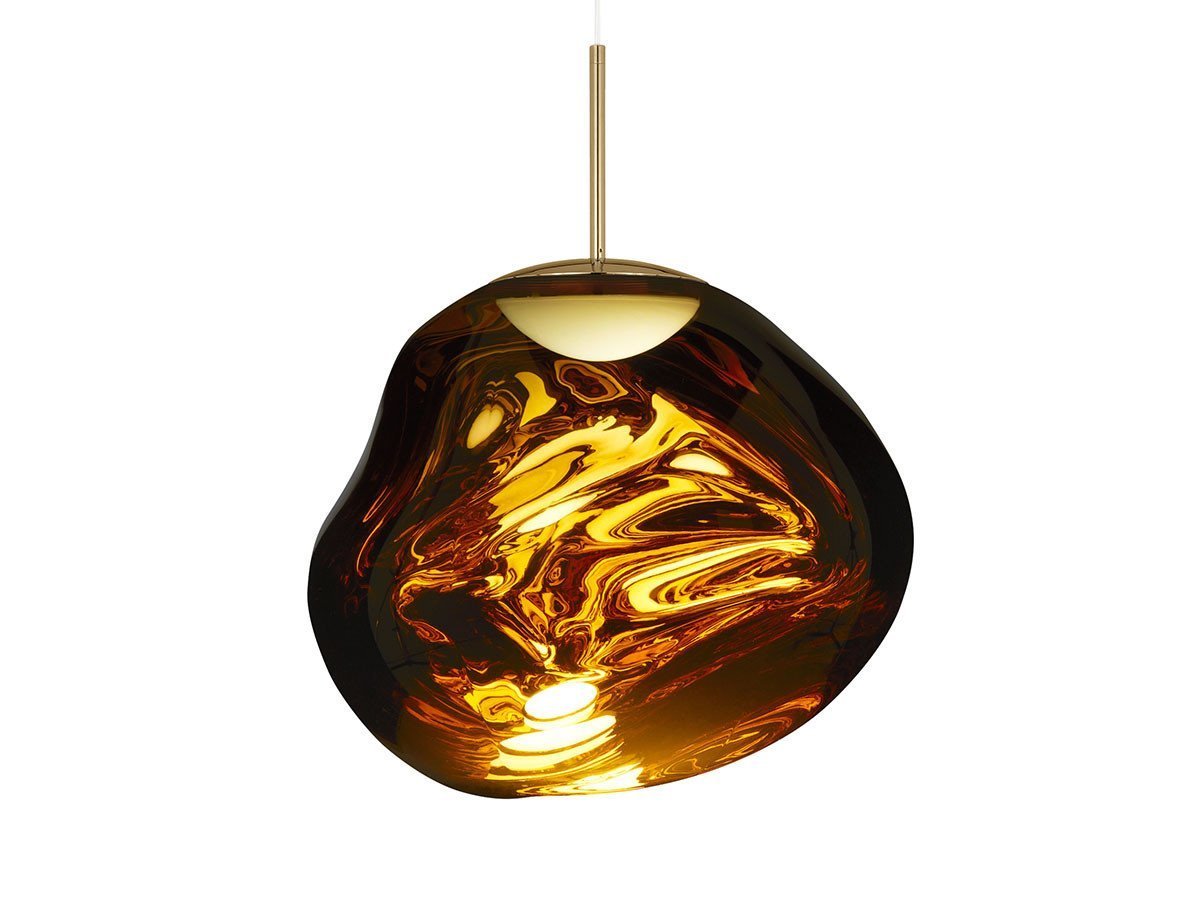 【トム ディクソン/Tom Dixon / GOODS】のMelt Pendant 50 LED / メルト ペンダントライト 50 内蔵LED インテリア・キッズ・メンズ・レディースファッション・服の通販 founy(ファニー) 　フロント　Front　送料無料　Free Shipping　ホーム・キャンプ・アウトドア・お取り寄せ　Home,Garden,Outdoor,Camping Gear　家具・インテリア　Furniture　ライト・照明　Lighting & Light Fixtures　ペンダントライト　Pendant Light　ゴールド|ID: prp329100000009496 ipo3291000000007920577