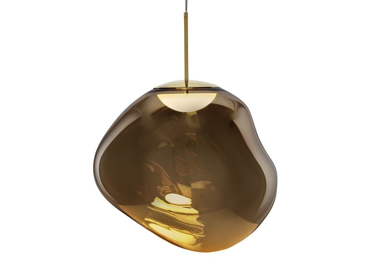【トム ディクソン/Tom Dixon / GOODS】のMelt Pendant 50 LED / メルト ペンダントライト 50 内蔵LED インテリア・キッズ・メンズ・レディースファッション・服の通販 founy(ファニー) 　ガラス　Glass, Glassware　ハンド　Hand, Handmade　フロント　Front, Front Design　送料無料　Free Shipping　ホーム・キャンプ・アウトドア・お取り寄せ　Home Living / Home & Lifestyle / Camping Gear / Outdoor Camping　家具・インテリア　Home Furniture & Interior. Stylish & Functional Living Spaces　ライト・照明　Lamps & Lighting Fixtures　ペンダントライト・吊り下げ照明　Pendant Light / Hanging Light Fixture　ブロンズ|ID: prp329100000009496 ipo3291000000033640800