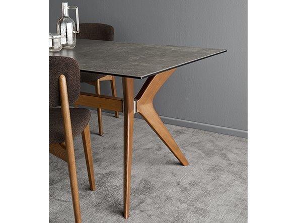 【カリガリス/Calligaris / GOODS】のTOKYO / トーキョー セラミック天板 CS/18-FR 160 / 180 インテリア・キッズ・メンズ・レディースファッション・服の通販 founy(ファニー) 　テーブル　Table, Dining Table　フレーム　Frame, Outline　ホーム・キャンプ・アウトドア・お取り寄せ　Home Living / Home & Lifestyle / Camping Gear / Outdoor Camping　家具・インテリア　Home Furniture & Interior. Stylish & Functional Living Spaces　テーブル　Dining, Coffee & Side Tables　ダイニングテーブル・食卓テーブル　Dining Tables　天板P321 リードグレー、脚部P201 ウォールナット|ID: prp329100000009501 ipo3291000000036638229