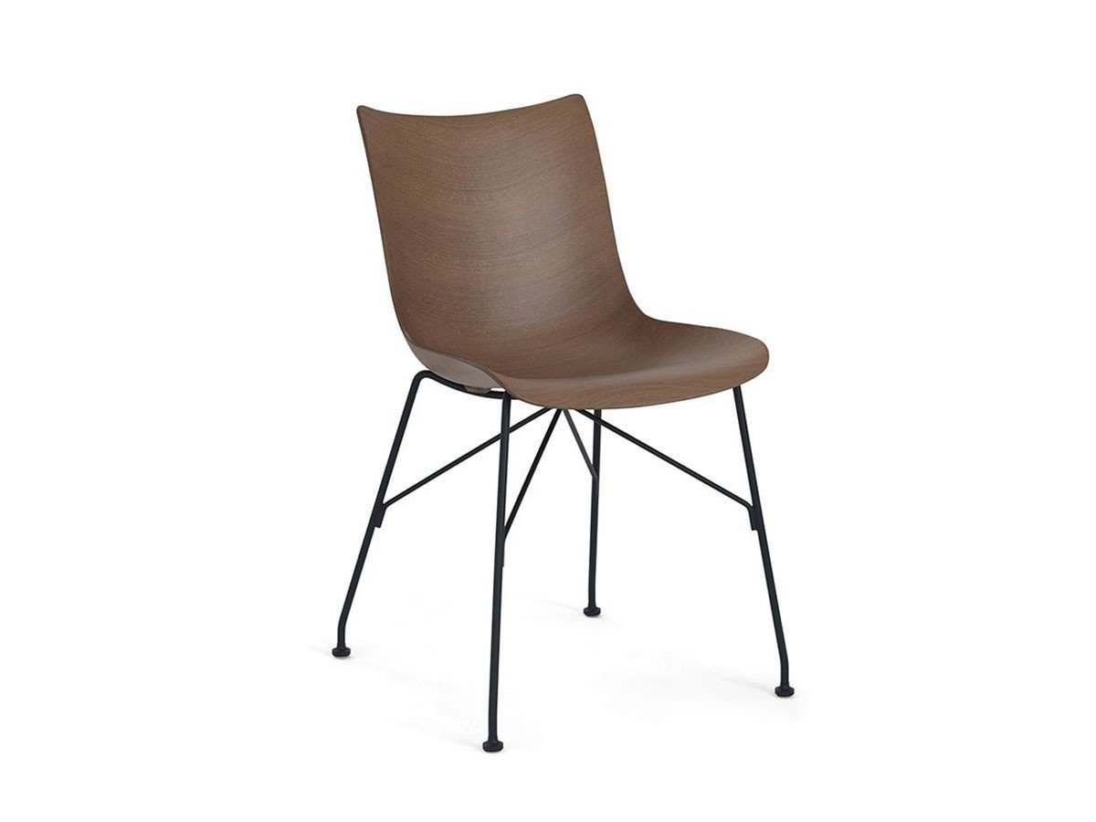 【カルテル/Kartell / GOODS】のSmart Wood collection P/WOOD / スマートウッドコレクション Pウッド インテリア・キッズ・メンズ・レディースファッション・服の通販 founy(ファニー) 　ウッド　Wooden Design　フィット　Fit, Slim Fit　ベーシック　Basic, Essential　送料無料　Free Shipping　ホーム・キャンプ・アウトドア・お取り寄せ　Home Living / Home & Lifestyle / Camping Gear / Outdoor Camping　家具・インテリア　Home Furniture & Interior. Stylish & Functional Living Spaces　チェア・椅子　Seating & Chairs　ダイニングチェア・木製チェア　Dining Chairs　シート:ベーシックベニヤ(ダークブラウン)、脚部ブラック|ID: prp329100000009533 ipo3291000000033486964