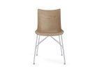 【カルテル/Kartell / GOODS】のSmart Wood collection P/WOOD / スマートウッドコレクション Pウッド シート:スラットアッシュ(ライトウッド)、脚部クローム|ID: prp329100000009533 ipo3291000000033486975