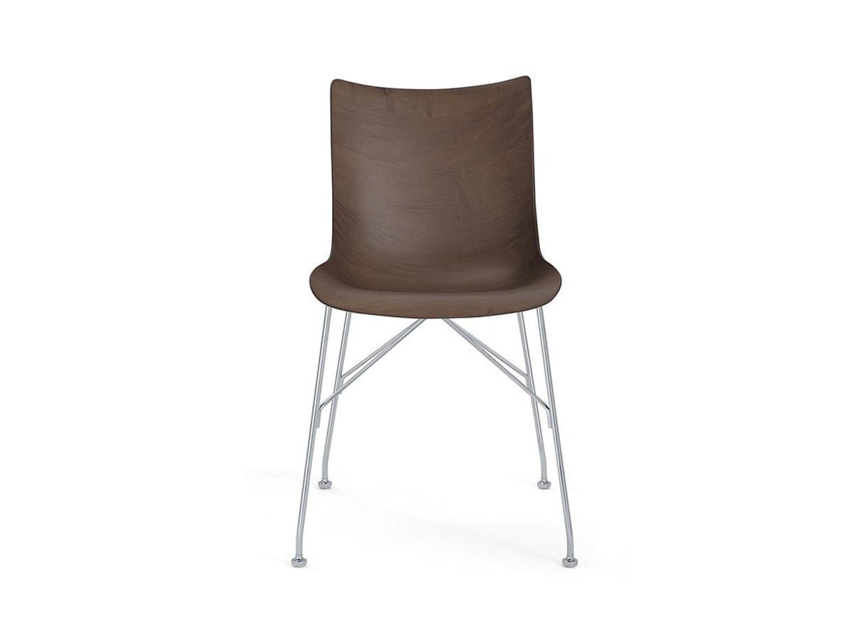【カルテル/Kartell / GOODS】のSmart Wood collection P/WOOD / スマートウッドコレクション Pウッド インテリア・キッズ・メンズ・レディースファッション・服の通販 founy(ファニー) 　ウッド　Wooden Design　フィット　Fit, Slim Fit　ベーシック　Basic, Essential　送料無料　Free Shipping　ホーム・キャンプ・アウトドア・お取り寄せ　Home Living / Home & Lifestyle / Camping Gear / Outdoor Camping　家具・インテリア　Home Furniture & Interior. Stylish & Functional Living Spaces　チェア・椅子　Seating & Chairs　ダイニングチェア・木製チェア　Dining Chairs　シート:スラットアッシュ(ダークブラウン)、脚部クローム|ID: prp329100000009533 ipo3291000000033486977