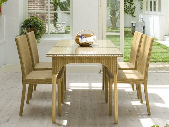【ロイドルーム/LLOYD LOOM / GOODS】のDINING TABLE No.9140 / ダイニングテーブル No.9140(ナチュラル) 人気、トレンドファッション・服の通販 founy(ファニー) 　送料無料　Free Shipping　ガラス　Glass, Glassware　シンプル　Simple, Minimal　テーブル　Table, Dining Table　フレーム　Frame, Outline　ペーパー　Paper, Kraft Paper　ワイヤー　Wire, Wired Bra　ホーム・キャンプ・アウトドア・お取り寄せ　Home Living / Home & Lifestyle / Camping Gear / Outdoor Camping　家具・インテリア　Home Furniture & Interior. Stylish & Functional Living Spaces　テーブル　Dining, Coffee & Side Tables　ダイニングテーブル・食卓テーブル　Dining Tables　other-2|ID: prp329100000009537 ipo3291000000031483639