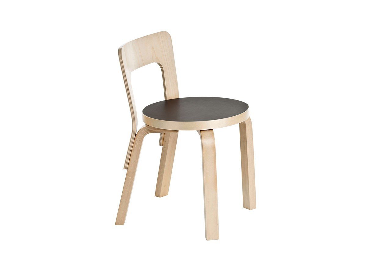 【アルテック/artek / GOODS】のCHILDREN S CHAIR N65 / N65 子供用チェア インテリア・キッズ・メンズ・レディースファッション・服の通販 founy(ファニー) 　送料無料　Free Shipping　シンプル　Simple　テーブル　Table　ベビー　Baby　ホーム・キャンプ・アウトドア・お取り寄せ　Home,Garden,Outdoor,Camping Gear　家具・インテリア　Furniture　キッズ家具　Kids' Furniture　キッズチェア・ベビーチェア　Kids Chair/Baby Chair　座面ブラックリノリウム|ID: prp329100000009572 ipo3291000000030195886