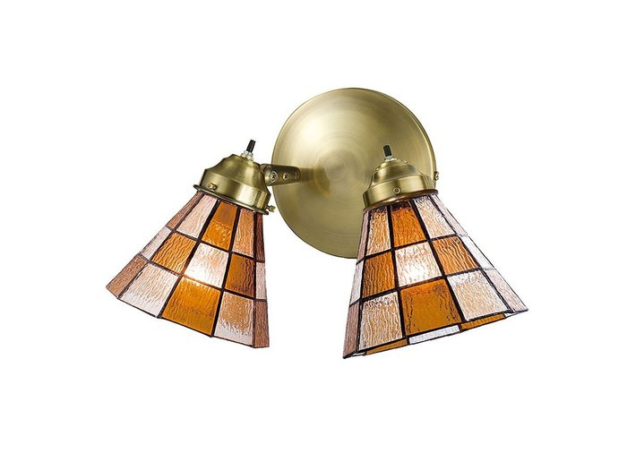 【フライミー ファクトリー/FLYMEe Factory / GOODS】のCUSTOM SERIES 2 Classic Wall Lamp × Stained Glass Checker / カスタムシリーズ 2灯クラシックウォールランプ × ステンドグラス(チェッカー) インテリア・キッズ・メンズ・レディースファッション・服の通販 founy(ファニー) https://founy.com/ イエロー Yellow オレンジ Orange クラシック Classic, Timeless Style デスク Desk, Work Desk ハンド Hand, Handmade 送料無料 Free Shipping ホーム・キャンプ・アウトドア・お取り寄せ Home Living / Home & Lifestyle / Camping Gear / Outdoor Camping 家具・インテリア Home Furniture & Interior. Stylish & Functional Living Spaces ライト・照明 Lamps & Lighting Fixtures |ID: prp329100000009580 ipo3291000000031902996