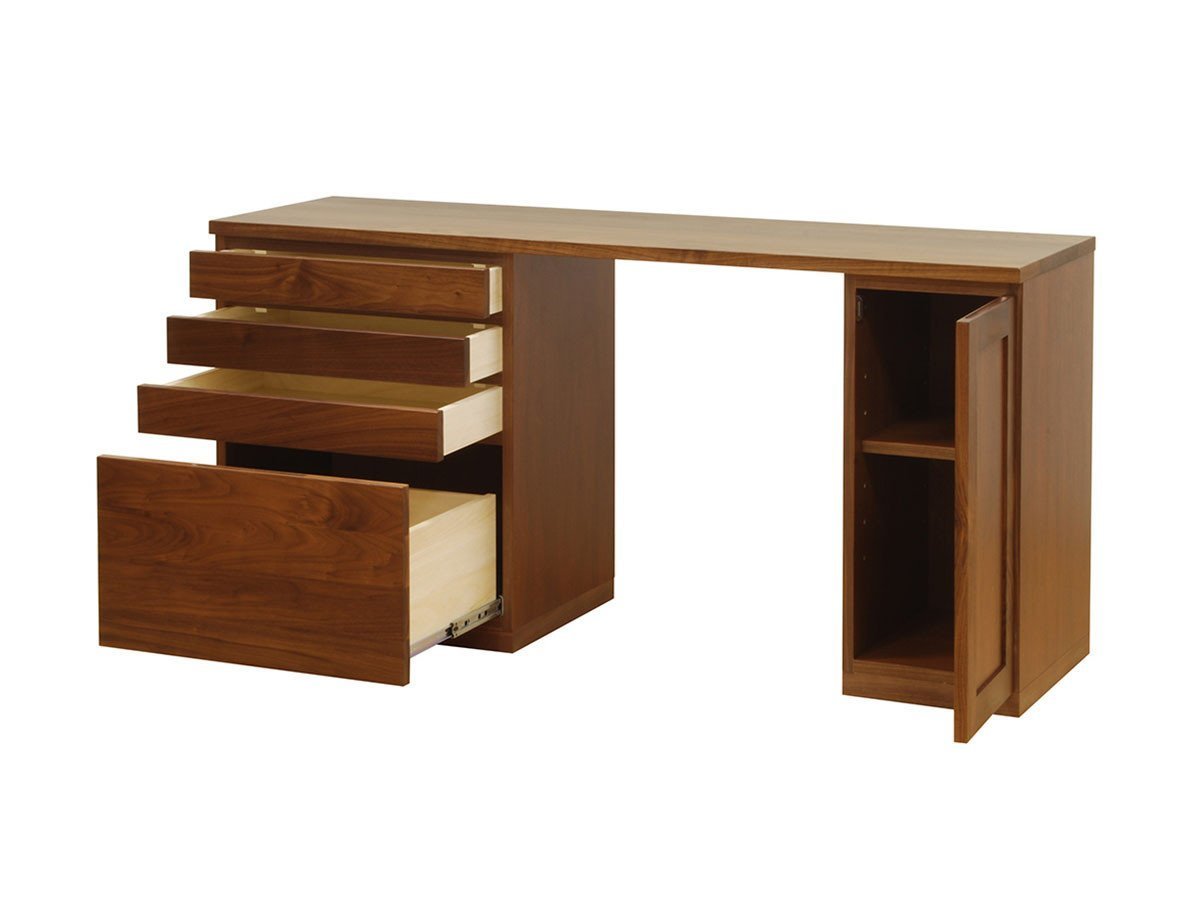 【フライミー ヴェール/FLYMEe vert / GOODS】のDesk / デスク 30 キャビネット + 60 ドロワー #103986 インテリア・キッズ・メンズ・レディースファッション・服の通販 founy(ファニー) 　デスク　Desk, Work Desk　ホーム・キャンプ・アウトドア・お取り寄せ　Home Living / Home & Lifestyle / Camping Gear / Outdoor Camping　家具・インテリア　Home Furniture & Interior. Stylish & Functional Living Spaces　収納家具・キャビネット　Storage Furniture　収納キャビネット・扉付き棚　Cabinet / Storage Cabinet　ウッド:ウォールナット|ID: prp329100000009584 ipo3291000000036804571