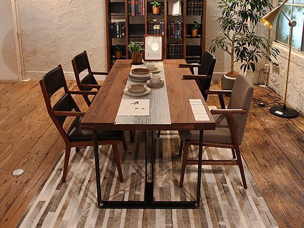 【リアルスタイル/REAL STYLE / GOODS】のLANCE dining table / ランス ダイニングテーブル 人気、トレンドファッション・服の通販 founy(ファニー) 　ダブル　Double　テーブル　Table　ベーシック　Basic　ホーム・キャンプ・アウトドア・お取り寄せ　Home,Garden,Outdoor,Camping Gear　家具・インテリア　Furniture　テーブル　Table　ダイニングテーブル　Dining Table　other-4|ID: prp329100000009595 ipo3291000000031478513