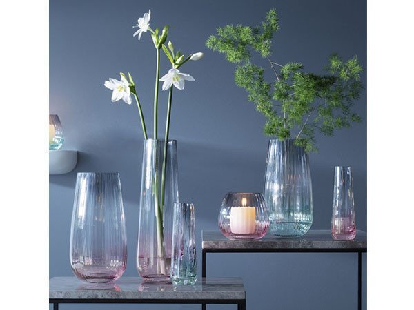 【エルエスエー インターナショナル/LSA international / GOODS】のDUSK VASE / ダスクベース 高さ28cm 人気、トレンドファッション・服の通販 founy(ファニー) 　送料無料　Free Shipping　グラデーション　Gradation　フラワー　Flower　プリーツ　Pleats　ホーム・キャンプ・アウトドア・お取り寄せ　Home,Garden,Outdoor,Camping Gear　家具・インテリア　Home Furniture & Interior. Stylish & Functional Living Spaces　その他 インテリア雑貨、家具　Furniture, Interior, Others　other-3|ID: prp329100000009596 ipo3291000000031526342