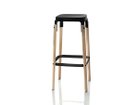 【マジス/MAGIS / GOODS】のSTEELWOOD STOOL / スティールウッド スツール ビーチ × ブラック|ID: prp329100000009603 ipo3291000000034746133