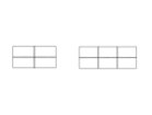 【フライミー ベーシック/FLYMEe BASIC / GOODS】のBENCH / ベンチ n59158 サイズにより座面ステッチのデザインが異なります(左:幅90cm、右:幅120cm)|ID:prp329100000009622